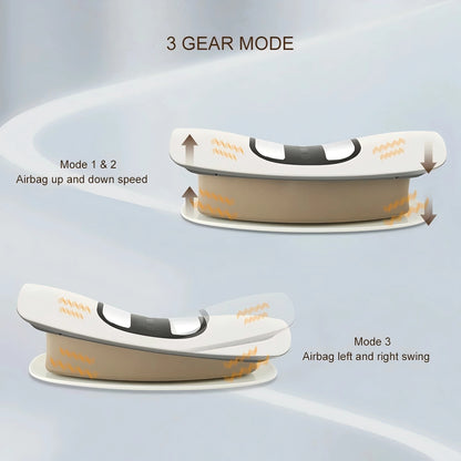 Electric Lumbar Traction Device with Dynamic Airbag Back Stretcher & Massager