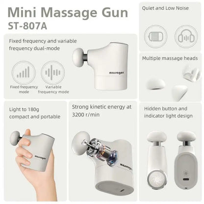 Mini Portable Deep Tissue Percussion Muscle Massager for Pain Relief