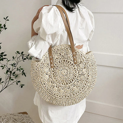 Luxury Woven Summer Straw Tote