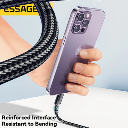 29W PD Fast Charging USB-C to Lightning Cable for iPhone & iPad