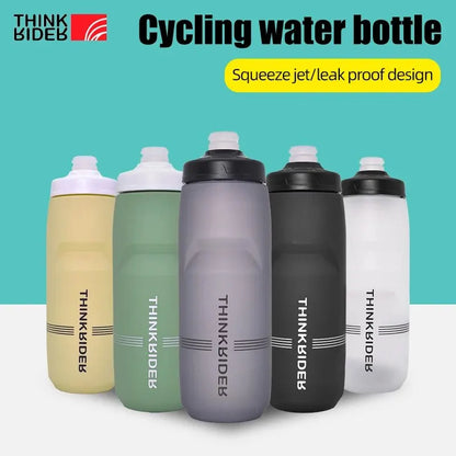 ThinkRider Sports Water Bottle - Leak-Proof Squeeze Bottle for Cycling & MTB