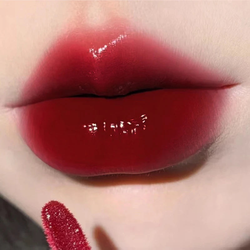 Glass-Like Lip Lacquer - Mirror Shine Hydrating Long-Lasting Lipstick - 31