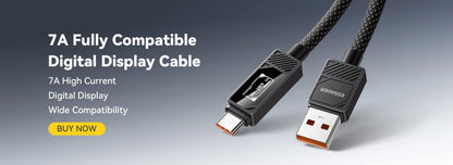 Essager 100W Fast Charging USB-C Cable - High-Speed Data Sync & Power