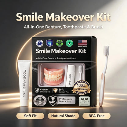 Moldable Silicone Cosmetic Teeth - Instant Smile Veneer Kit