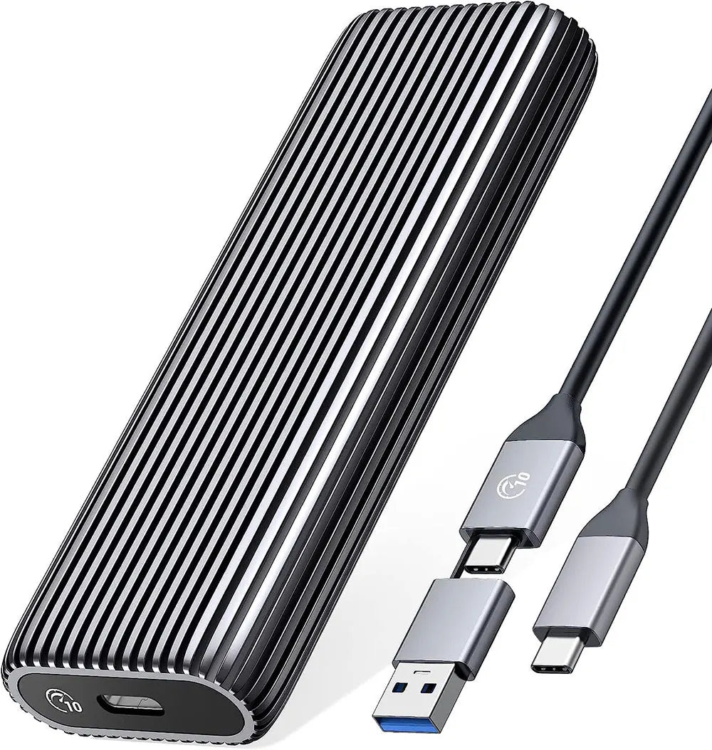 ORICO M.2 NVMe SATA SSD Enclosure - 10Gbps Portable External Drive Case