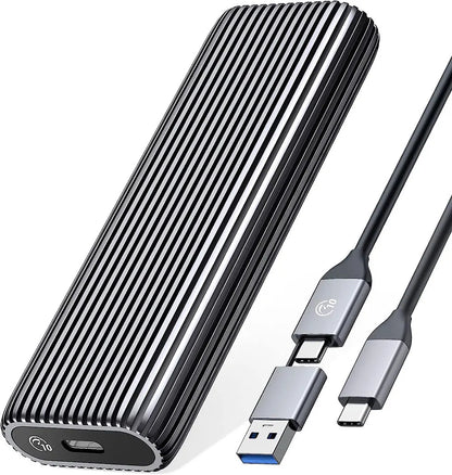 ORICO M.2 NVMe SATA SSD Enclosure - 10Gbps Portable External Drive Case
