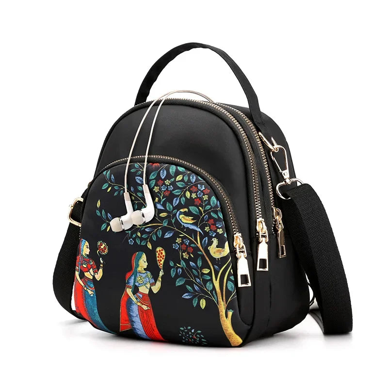 Luxury Multifunctional Nylon Backpack
