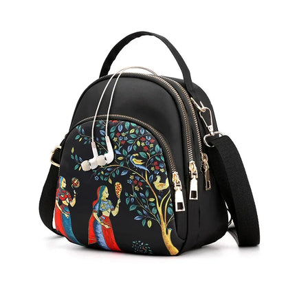 Luxury Multifunctional Nylon Backpack