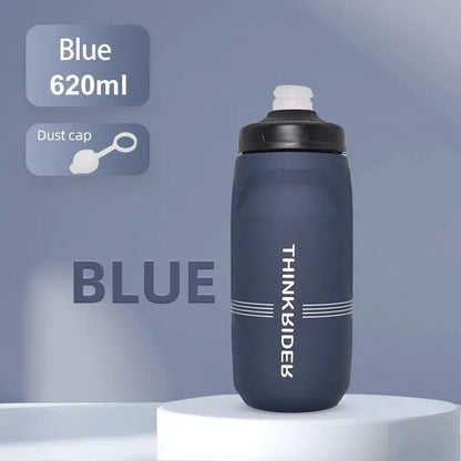 ThinkRider Sports Water Bottle - Leak-Proof Squeeze Bottle for Cycling & MTB