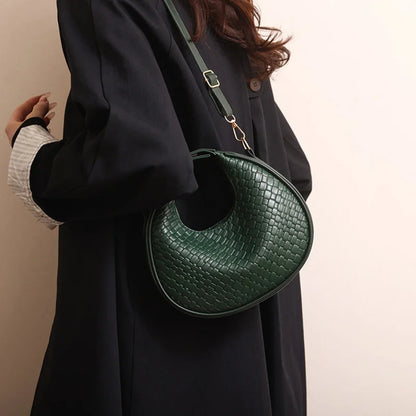Luxury Half Moon Shoulder Bag