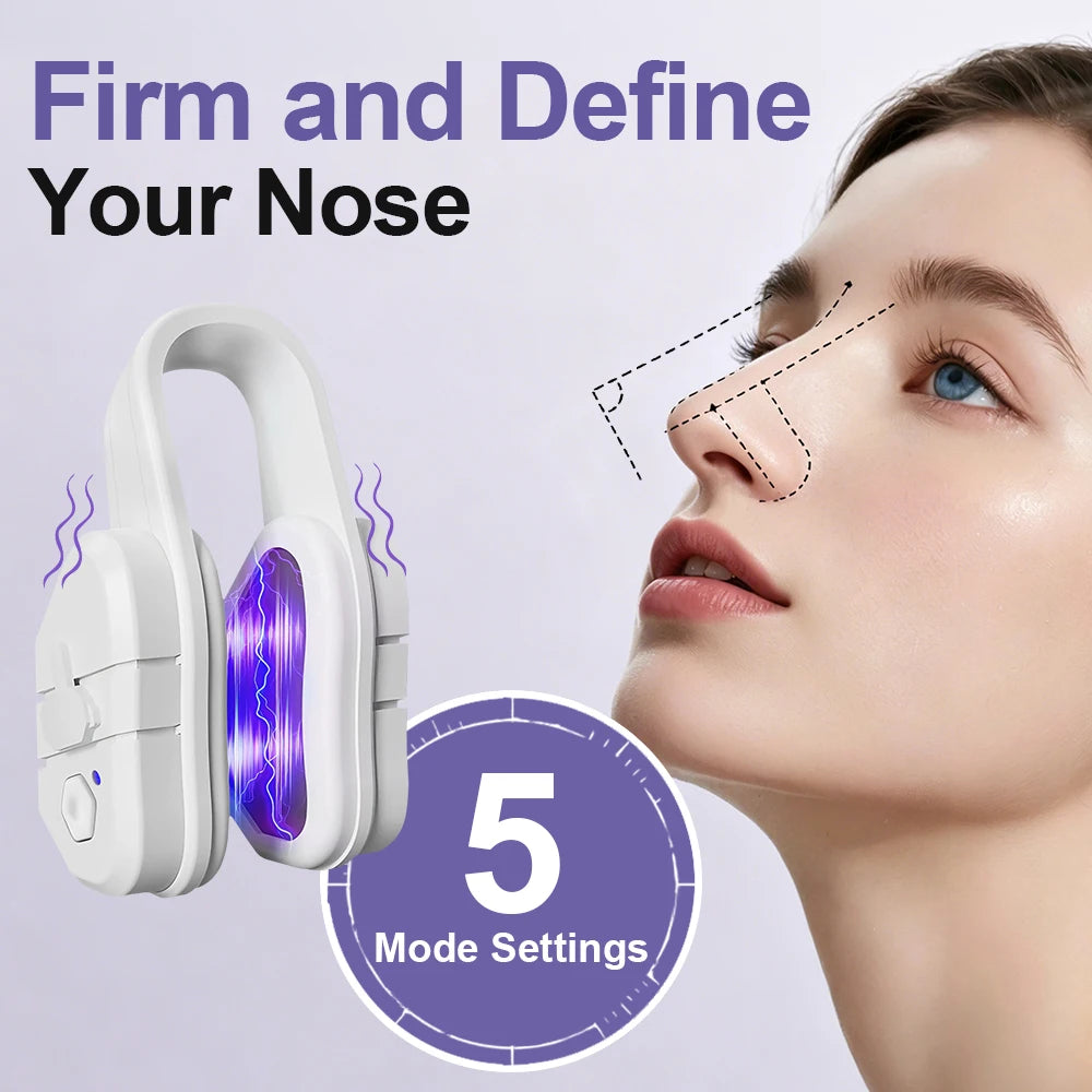 Electric EMS Nose Sculpting Massager & Lifting Clip - 2