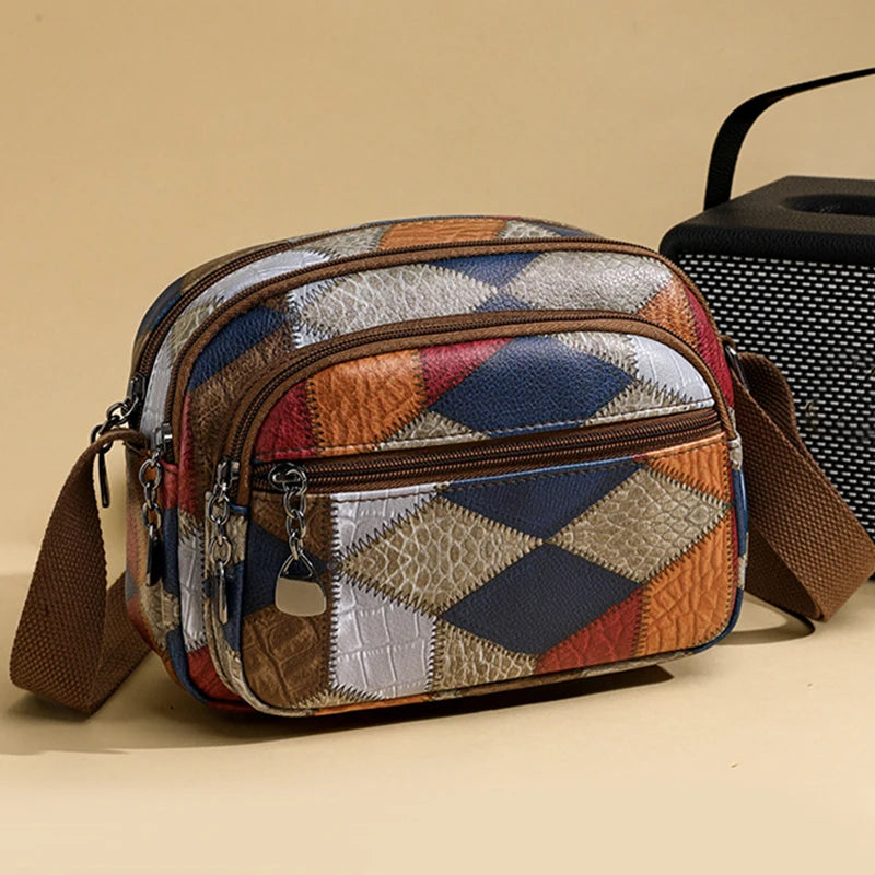 Luxury Vintage PU Shoulder Bag