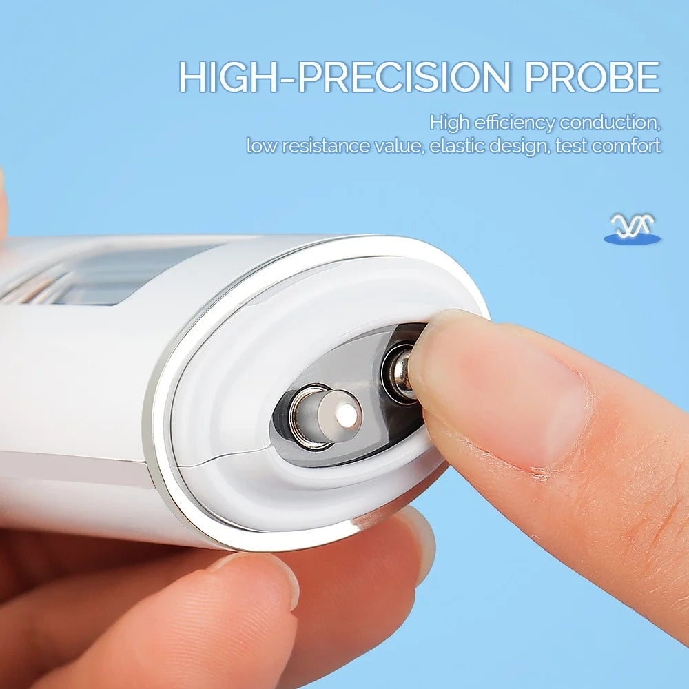 Smart Skin Moisture & Oil Analyzer - Face Hydration Tester