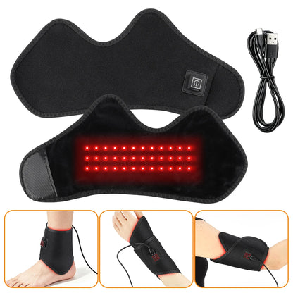 3-in-1 Red Light Therapy Wrap with Heating for Ankle, Wrist, and Foot Pain Relief