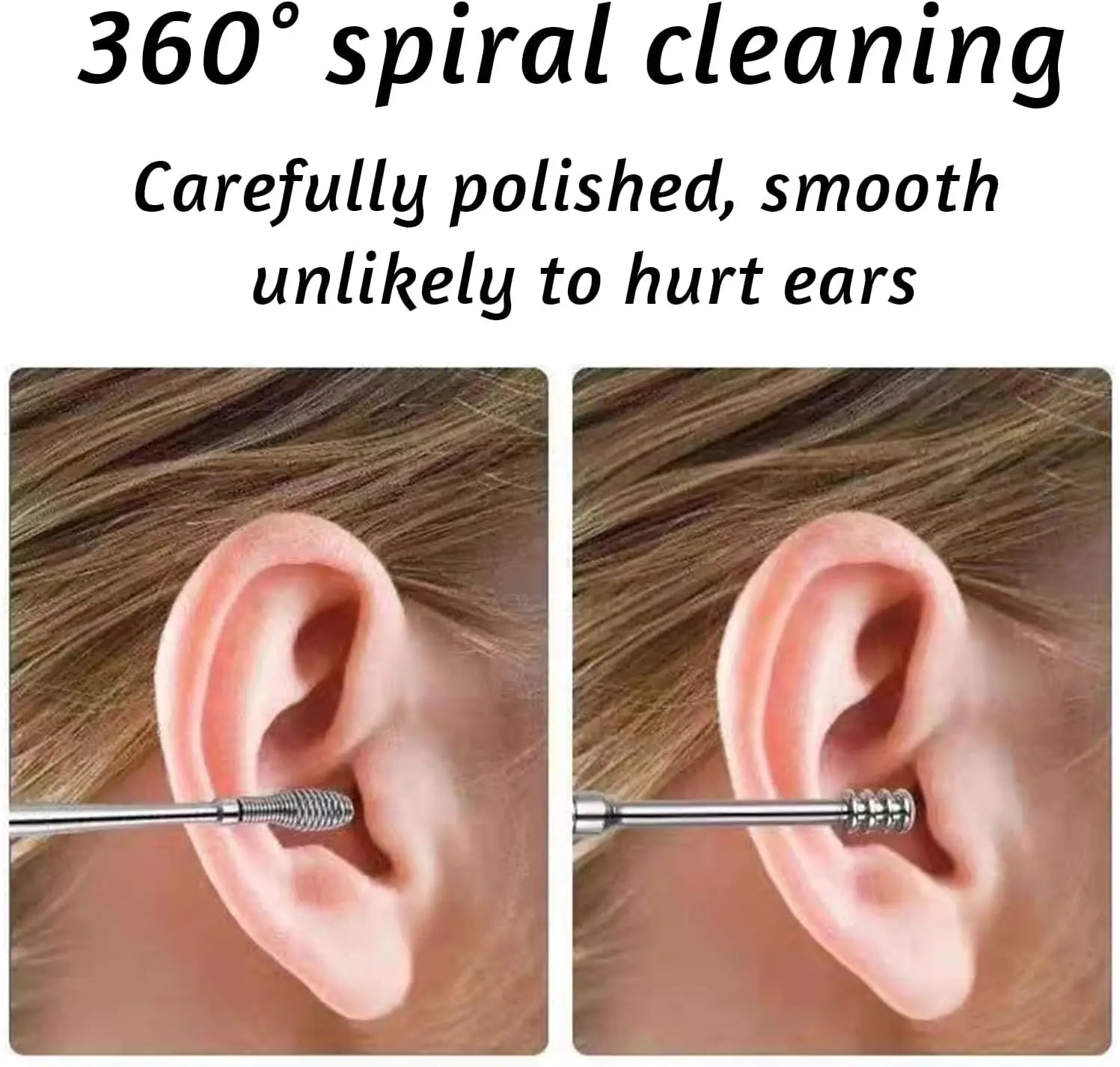 Professional Stainless Steel Ear Wax Removal Kit & Cleaning Tool Set - 2