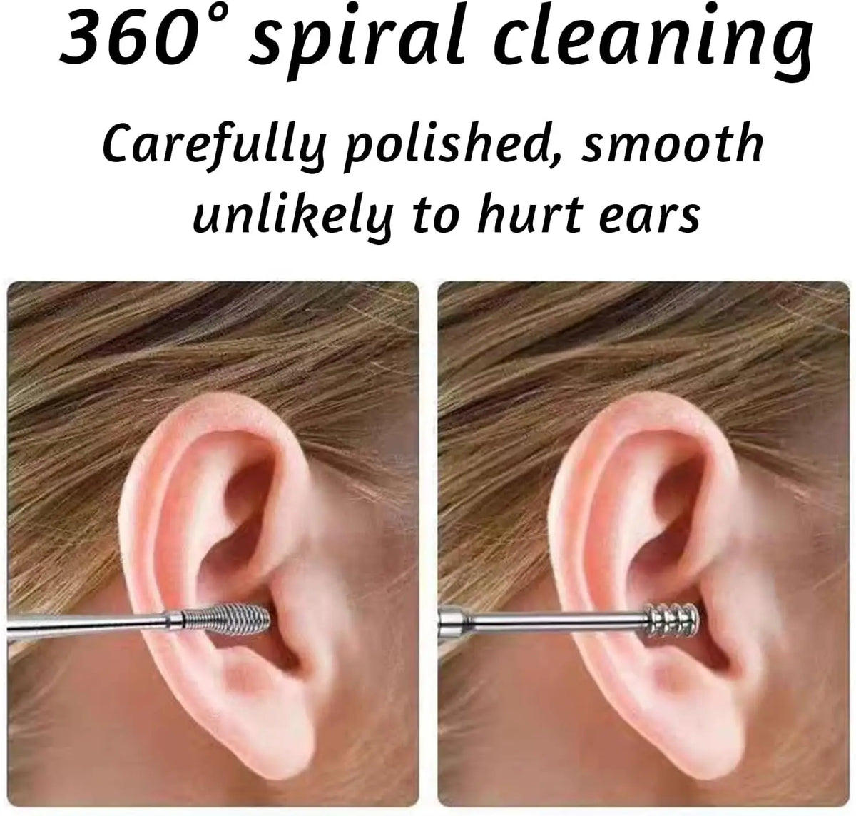 Professional Stainless Steel Ear Wax Removal Kit & Cleaning Tool Set