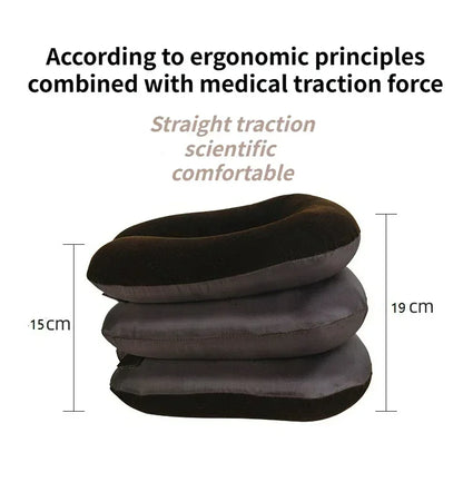 Inflatable Cervical Neck Traction Device for Instant Pain Relief