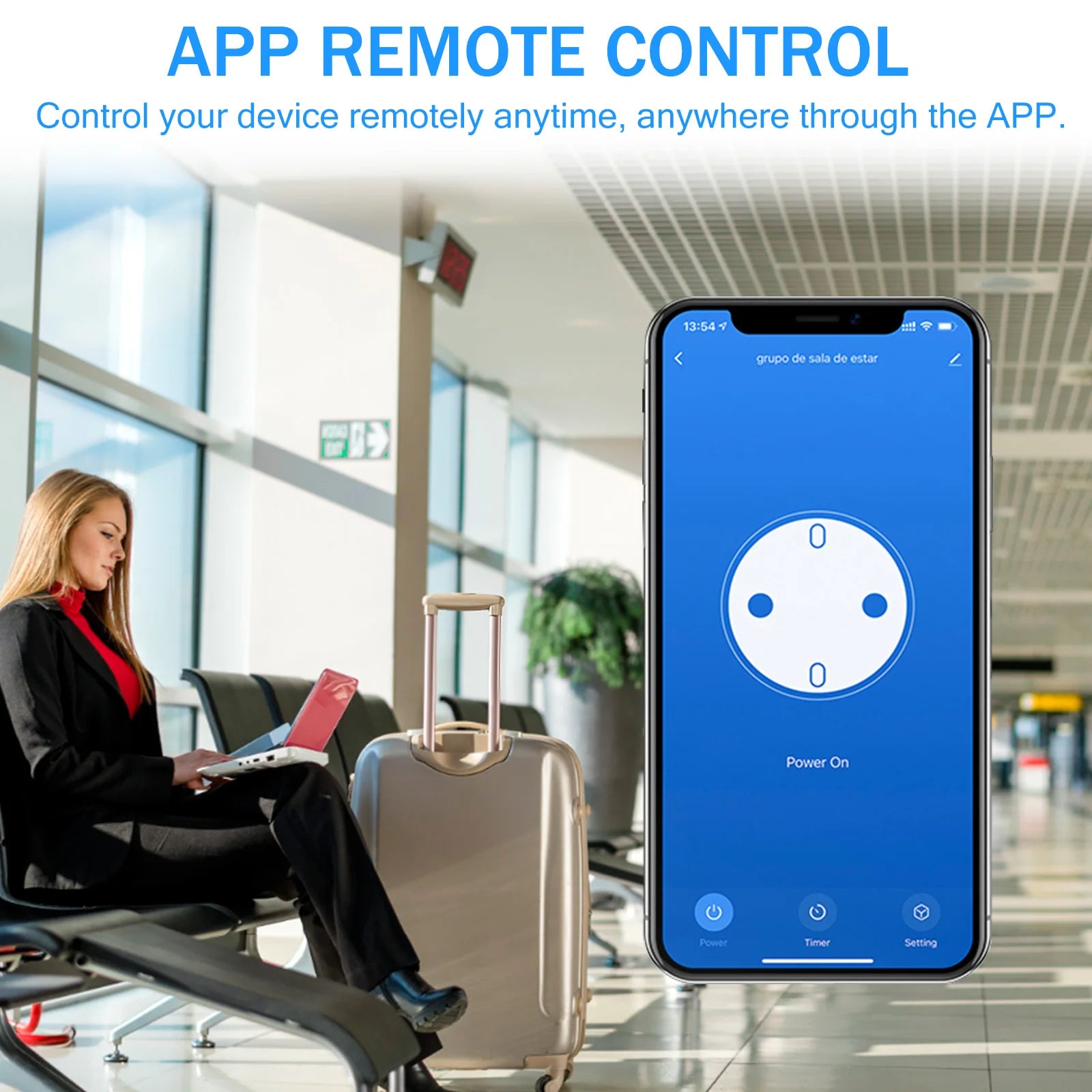 AU Smart WiFi Plug with Energy Monitor - Voice Control & Timer Socket - 6