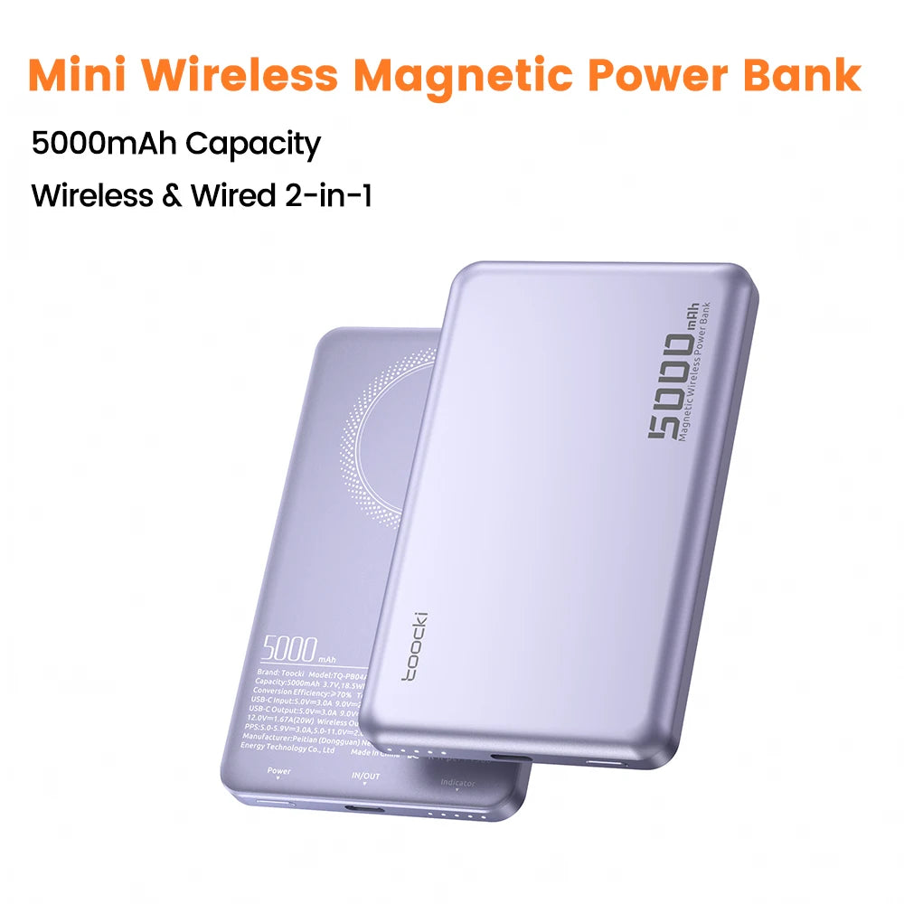 Magnetic Wireless Power Bank 10000mAh 20W Fast Charger for iPhone - 19
