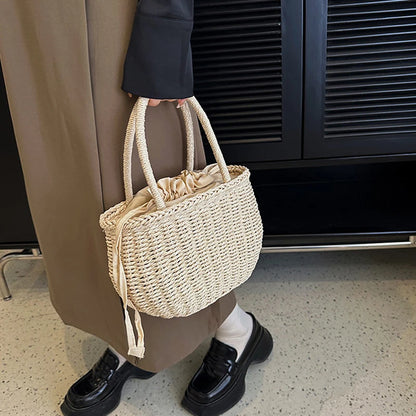 Luxury Handmade Straw Tote