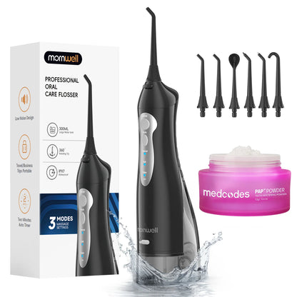 Professional Cordless Water Flosser for Deep Teeth Cleaning and Gum Health