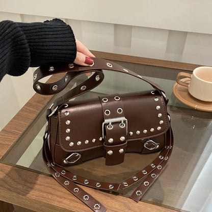 Luxury Trendy Rivet Shoulder Bag