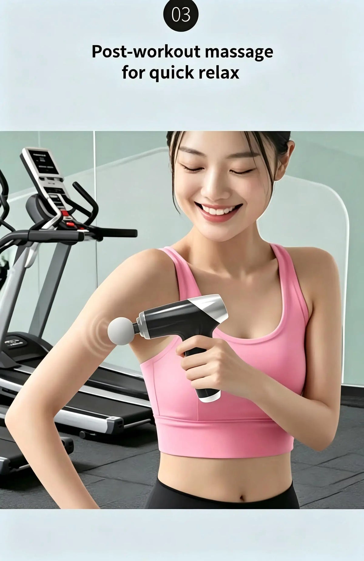 Mini Deep Tissue Percussion Massage Gun for Muscle Relaxation & Pain Relief