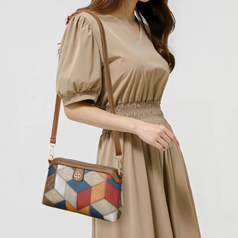Luxury Argyle Pattern Crossbody
