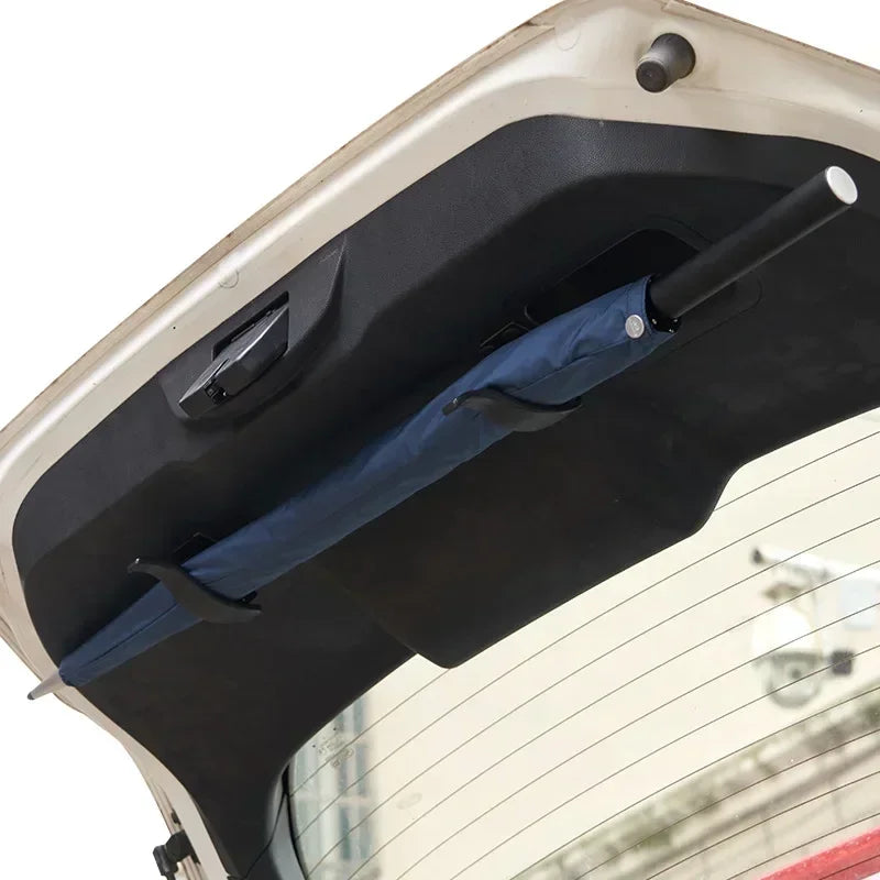 2PCS Car Trunk Umbrella & Grocery Hooks - Universal Organizer Clip