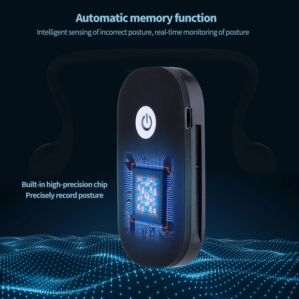 Smart Posture Corrector with LCD Display - Intelligent Back Alignment & Vibration - 11