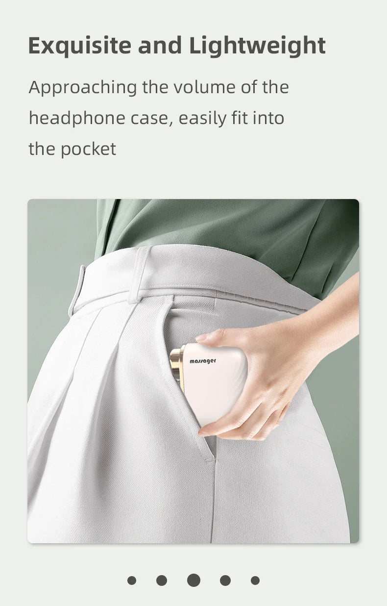 Mini Pocket Deep Tissue Percussion Massager - Portable Electric Muscle Recovery Gun - 11