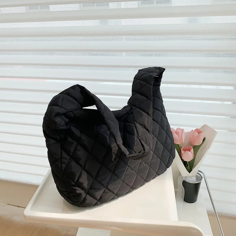 Luxury Quilted Padded Tote