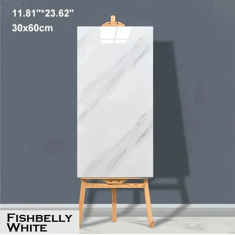 Waterproof Peel & Stick Marble Wall Tiles - Self Adhesive (30x60cm) - 14