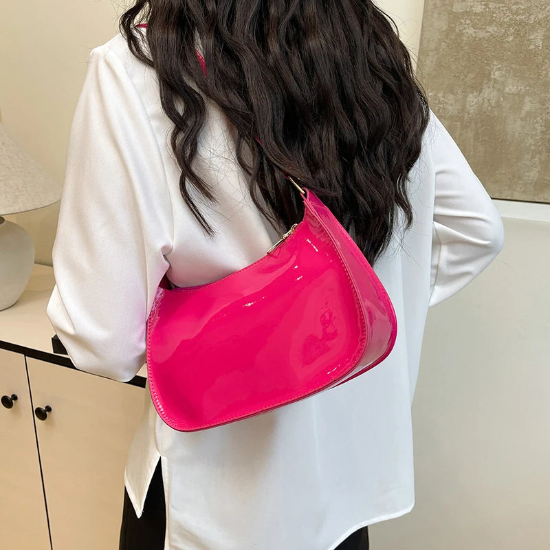 Luxury Retro PU Leather Hobo