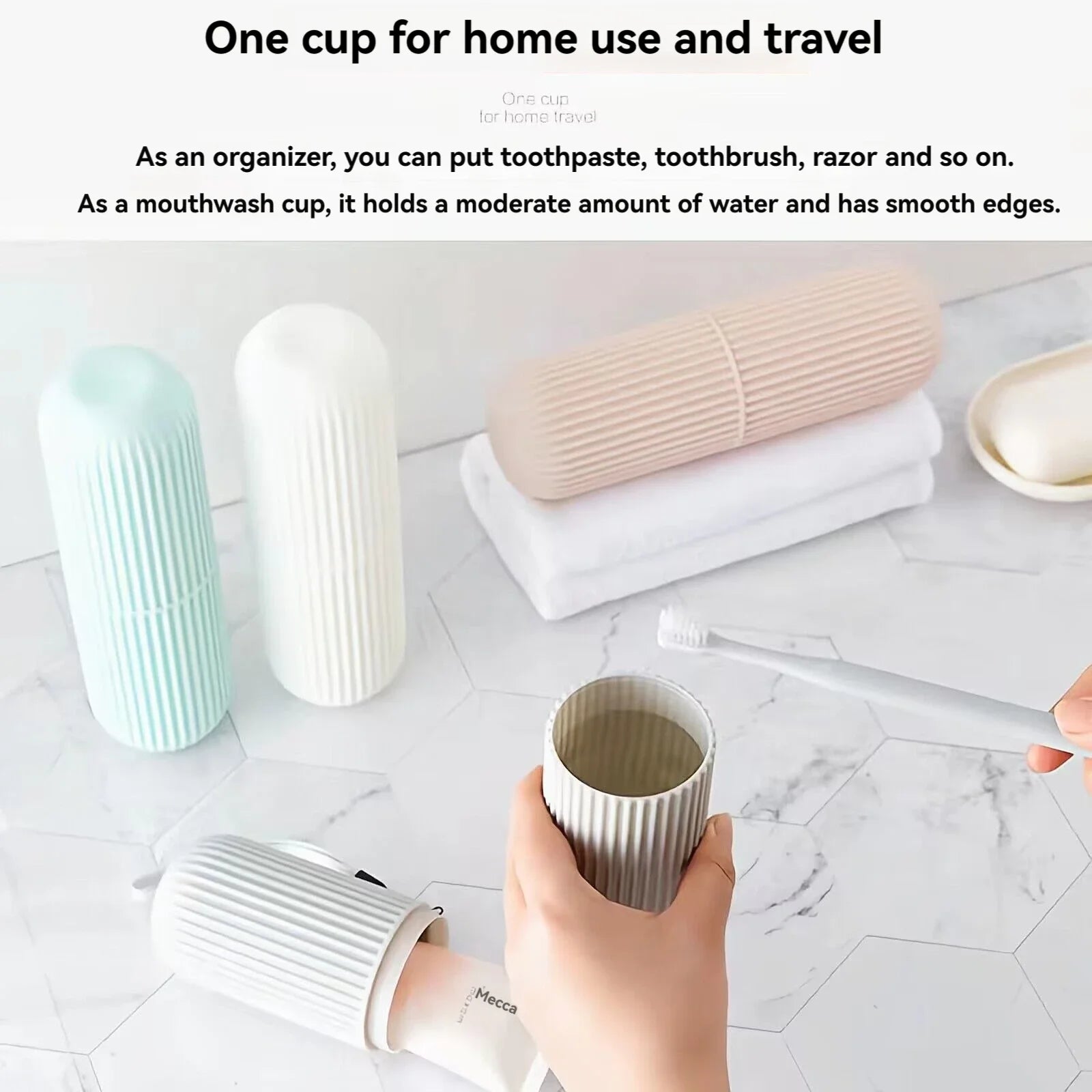 Portable Travel Toothbrush & Toothpaste Holder Case - Eco-Friendly Storage - 6