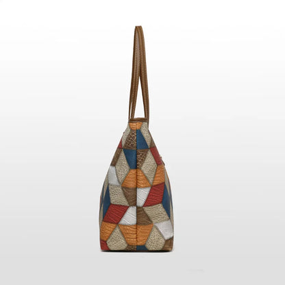 Luxury Vintage Leather Commuter Tote
