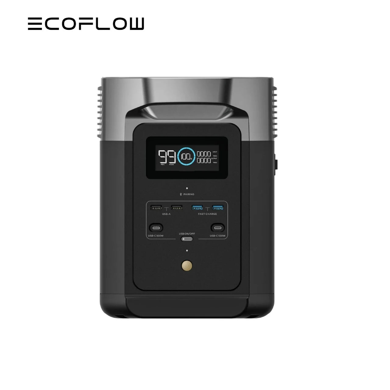 EcoFlow DELTA 3 1000Wh Portable Power Station - Fast Charging Solar Generator