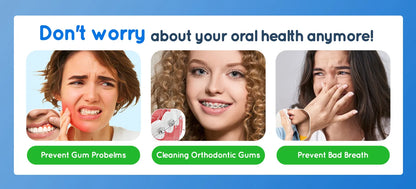 Rechargeable Electric Toothbrush and Water Flosser Combo Oral Care System