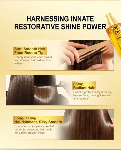 Morocco Amino Acid Hair Oil - Smoothing & Frizz Control Serum for Damaged Hair