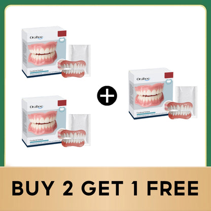 Silicone Dental Repair Kit - Removable Cosmetic Dentures for Natural Smile