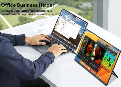 18.5" Ultra-Thin 100Hz Portable Gaming Monitor - 1080P IPS Display