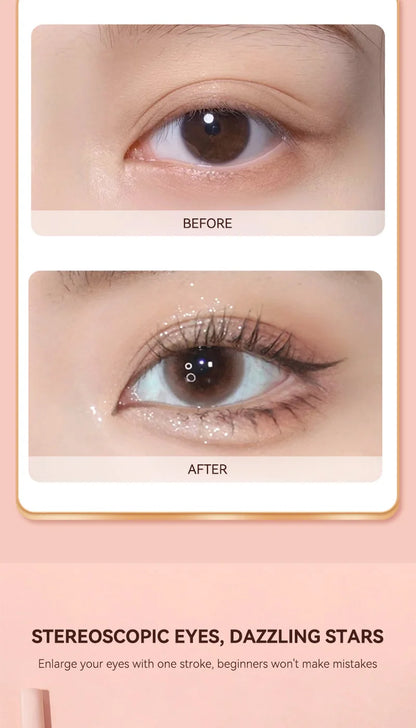 Double-Headed Waterproof Eyeliner & Silkworm Highlighter Pen