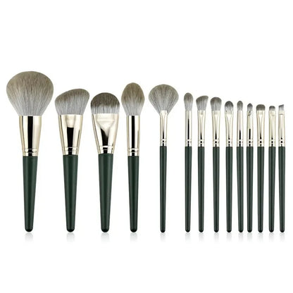 14-Piece Soft Fluffy Makeup Brush Set - Professional Cosmetic Tools