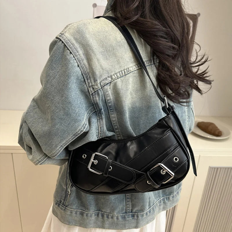 Luxury Vintage Stone Shoulder Bag