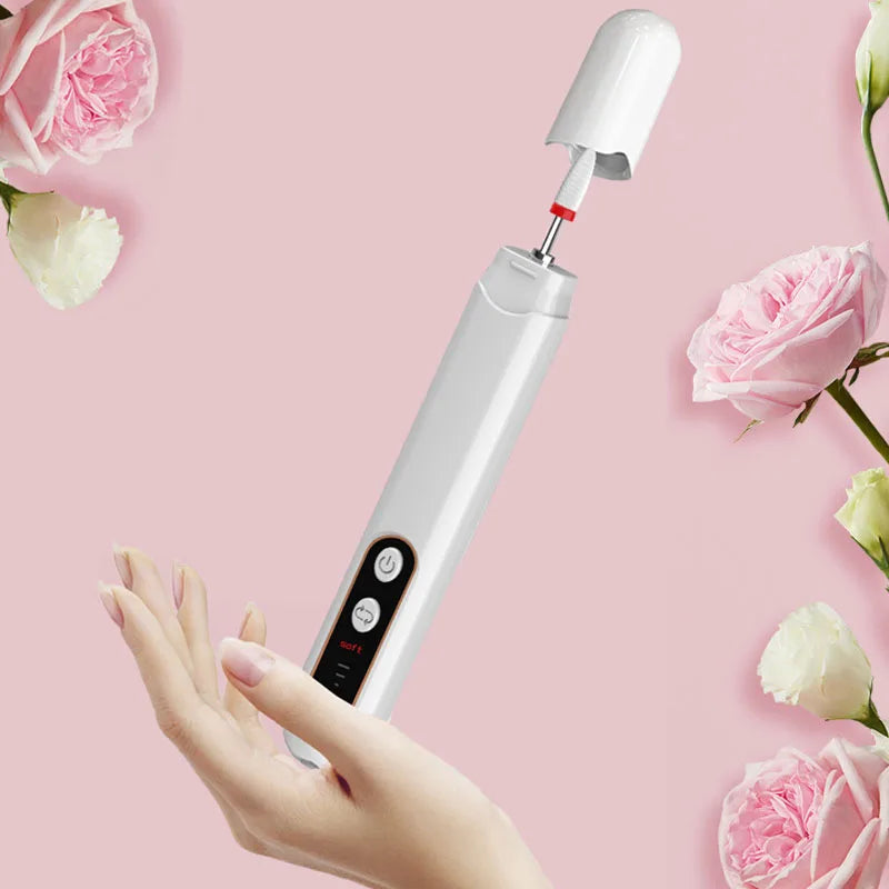 Professional Cordless Electric Nail File Set for Manicure and Pedicure - 7