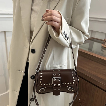 Luxury Trendy Rivet Shoulder Bag