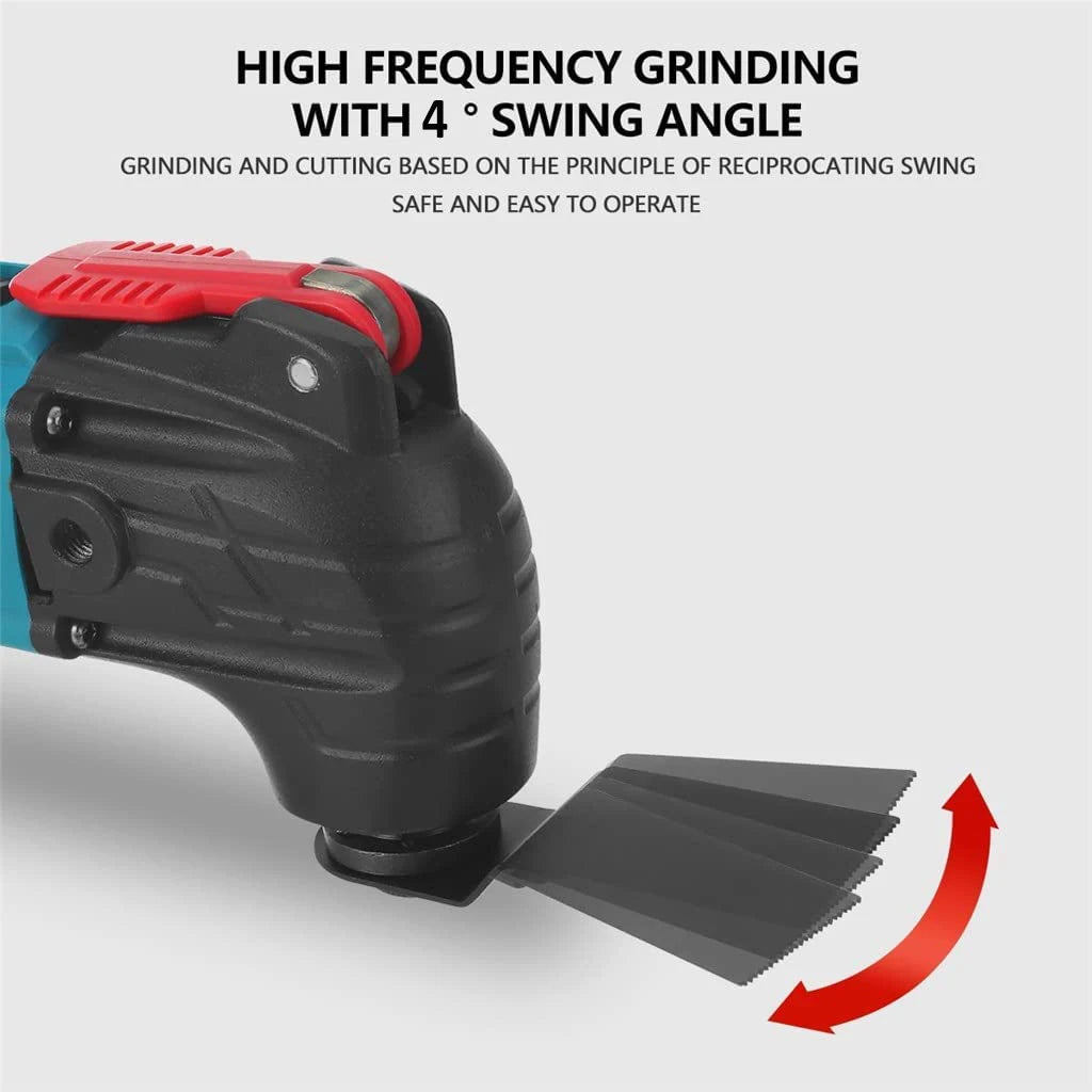 6-Speed Cordless Oscillating Multi-Tool Compatible with Makita 18V Battery - 4