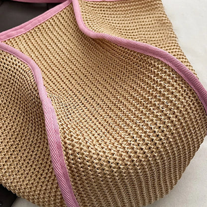 Luxury Bohemian Straw Tote