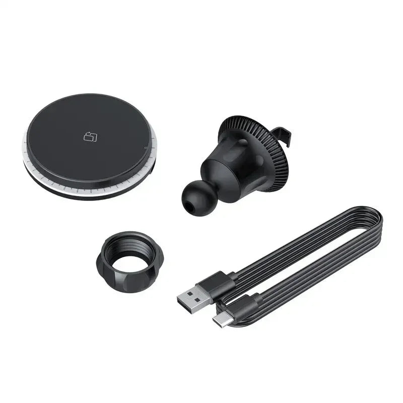 Magnetic Car Wireless Charger 15W Fast Mount for iPhone 12-16 Series