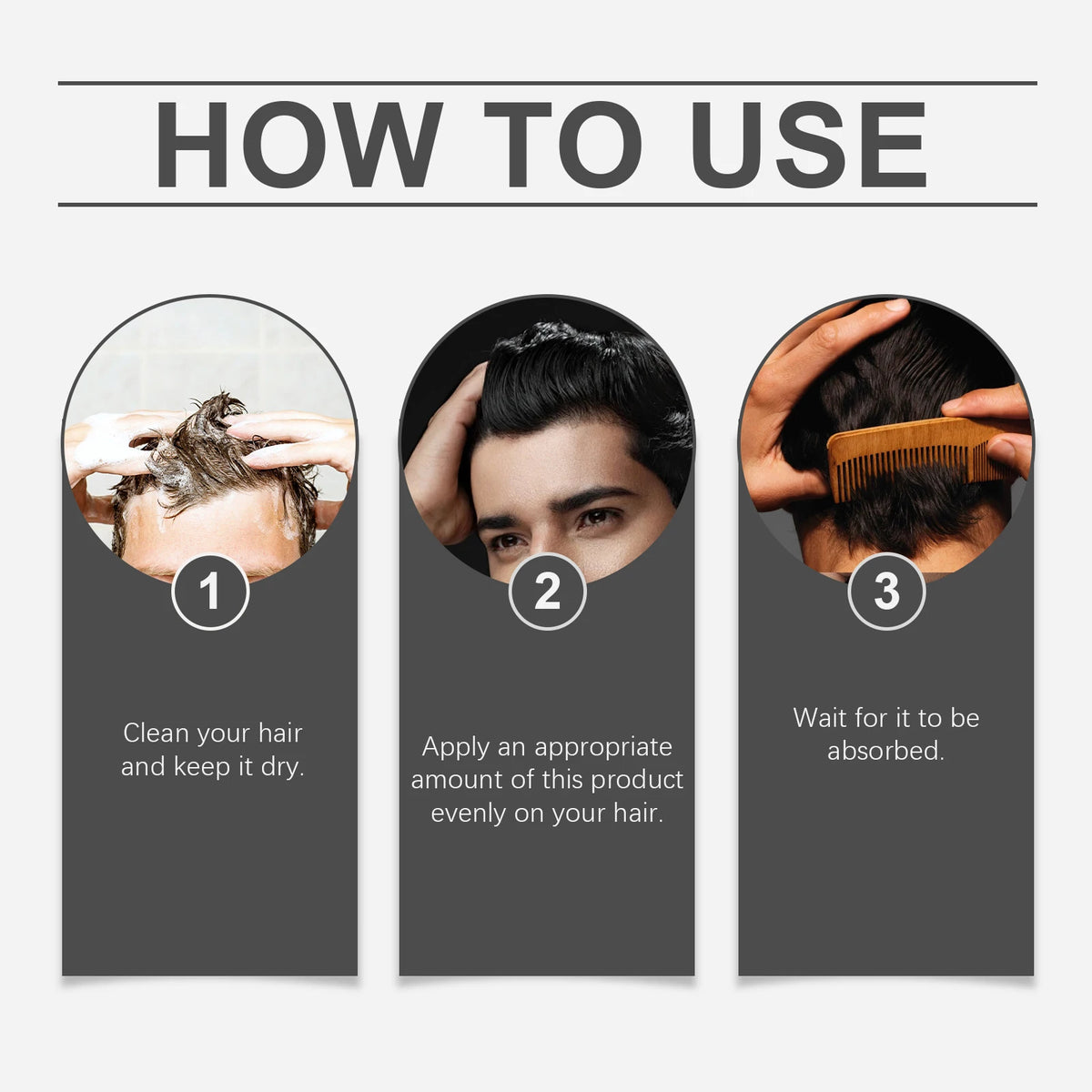 Instant Hairline & Root Concealer – Natural Gray Hair Coverage & Volume Filler